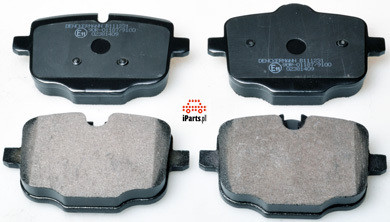 DENCKERMANN Klocki hamulcowe - komplet B111231
