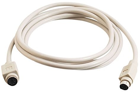 CABLESTOGO C2G 2 m PS/2 m/f klawiatura/mysz kabel przedłużający, szary 3 m 81490