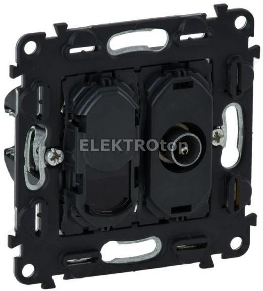 Legrand 753055VALENA LIFE GNIAZDO MĘSKIE TV + RJ45 kat. 6 UTP