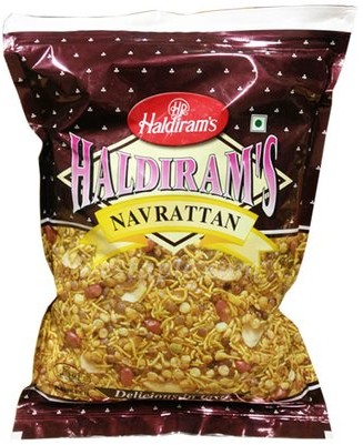 Navrattan Przekąska indyjska z chipsami ziemniaczanymi 200g - Haldiram's