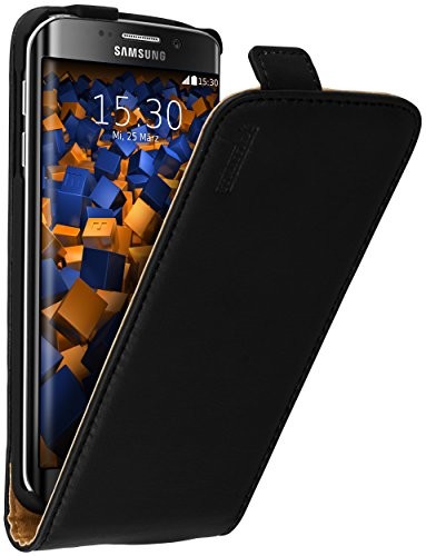 Mumbi Flip Cases do Samsung Galaxy, Galaxy S6 Edge, czarny