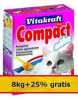 Vitakraft Compact Ultra 8Kg+25% Gratis (10Kg) [2489327]