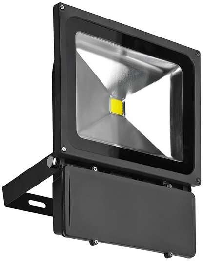 AZZARDO Zewnętrzny projektor FLOOD LIGHTS FL208002 DGR cienna OPRAWA naświetlacz PLAFON LED 80W IP65 ciemny szary
