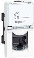 Legrand Mosaic - 1M gniazdo RJ45 kategoria 5e FTP 076552
