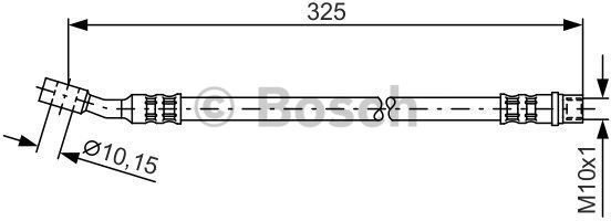 Bosch Przewód hamulcowy elastyczny 1 987 476 394