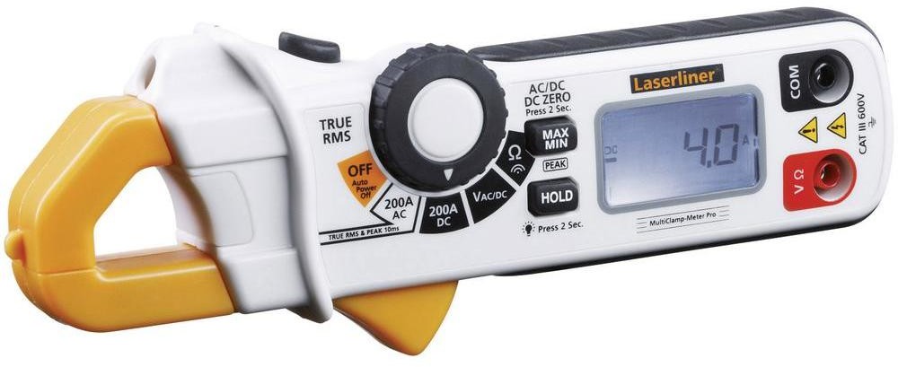 Laserliner Miernik cęgowy cyfrowy MultiClamp-Meter Pro CAT III 600 V