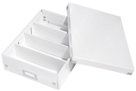 Esselte Pudło z przegródkami LEITZ C&S średnie białe ES1149-10