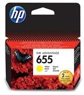 Hewlett-Packard Tusz HP 655 do Deskjet 3525/4615/4625/5525/6525 | 600 str. | yellow CZ112AE#BHK
