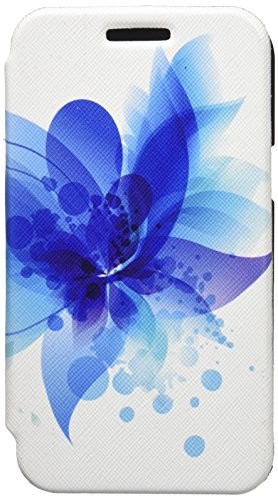 Tellur TLL111401 Folio Case für Samsung Galaxy J1 blau flower