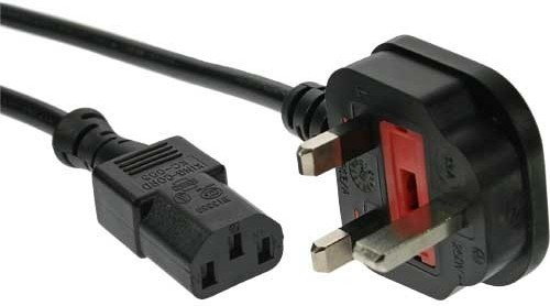 InLine Kabel zasilający, wtyczka angielska -1.8 m 16652E