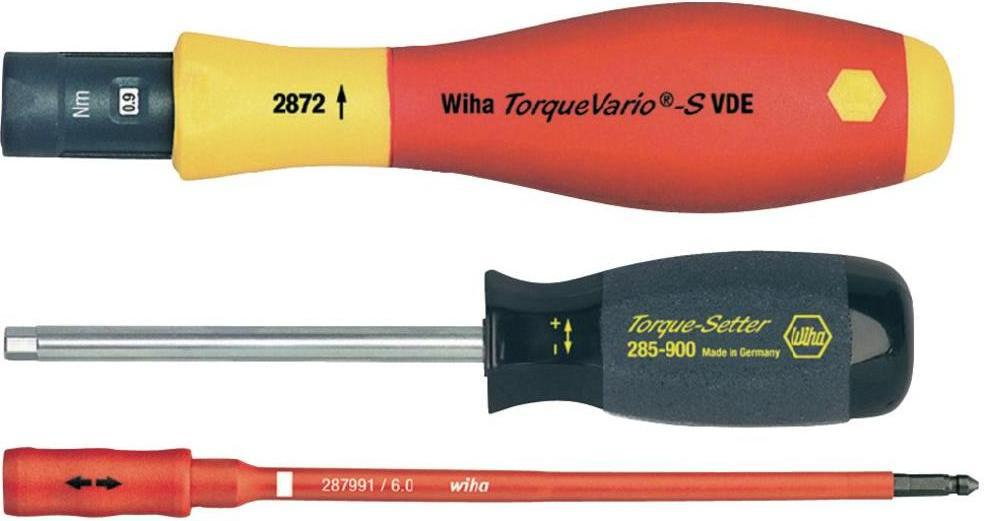 Wiha wkrętak dynamometryczny VDE TorqueVarioR-S 2 0 - 8 0 Nm 3 szt. (26627)