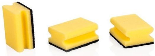 Tescoma Zmywak kuchenny CELAN KIT, 3 sztuki, z uchwytem 900650