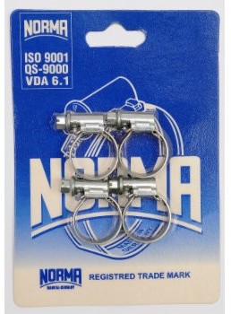 VOREL KOMPLET OPASEK ŚLIMAKOWYCH.4SZT 8-12MM 73831