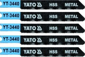 Yato brzeszczot do wyrzynarek typ u, 21 tpi, do metalu, 5 szt YT-3440