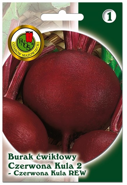 Nasiona burak ćwikłowy czerwona kula 2 REW