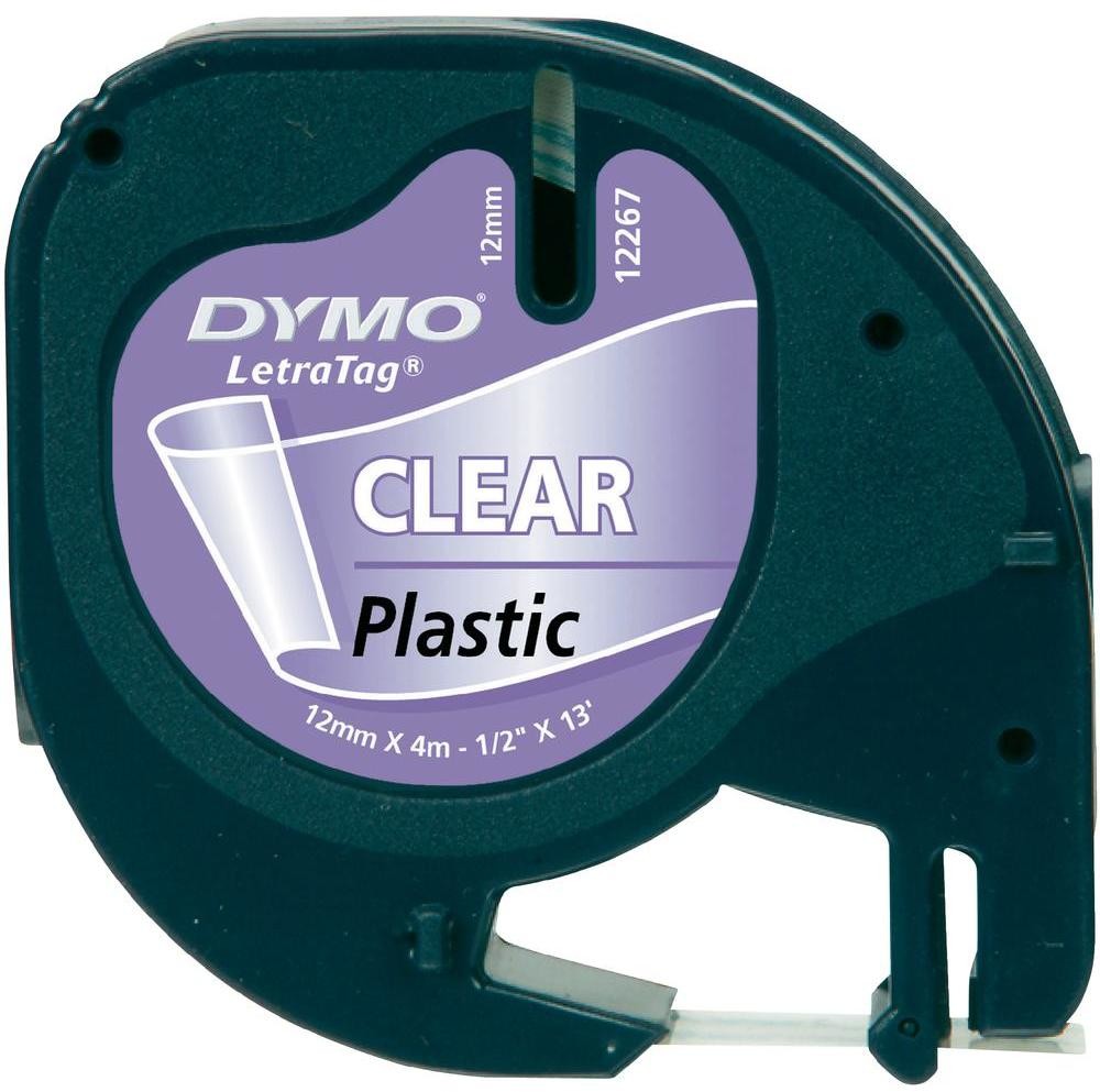 Dymo Letratag tasma Plastik przezroczysty 12 mm x 4 m 16951 S0721550