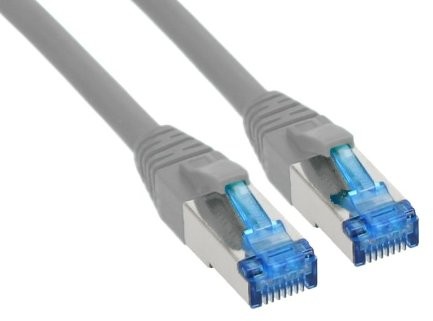 InLine Kabel krosowy S-STP/PiMF, Cat.6 (A), 500 MHz, 10 m Szary 4043718088614