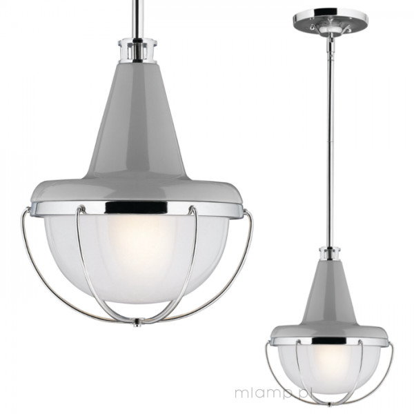 Elstead Lighting LAMPA wisząca LIVINGSTON FE/LIVINGSTN/P/S FEISS metalowa OPRAWA Zwis sza