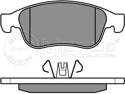 MEYLE Zestaw klocków hamulcowych, hamulce tarczowe 025 249 1418