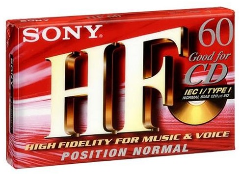 Sony Audio Cassette, Low Noise, 60 minut C60HF