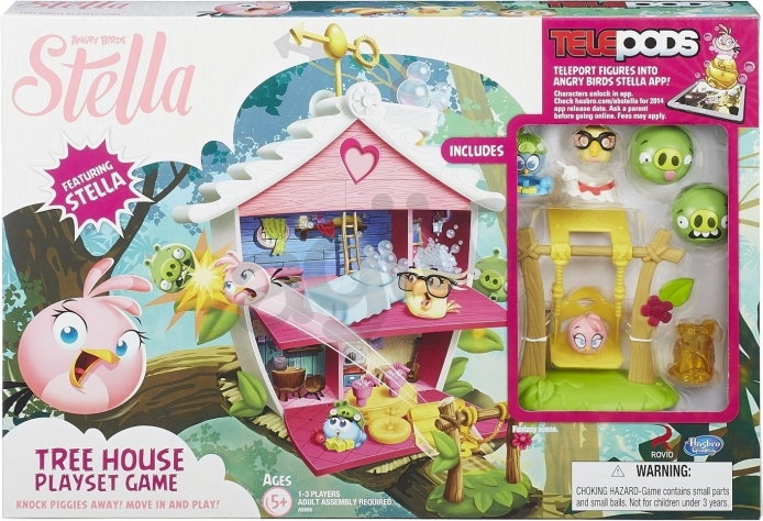 Hasbro Angry Birds dom Stelli i przyjaciół z telepodem A8886