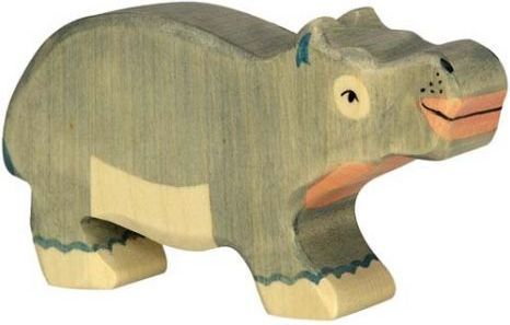Holztiger Drewniany hipopotam 80162