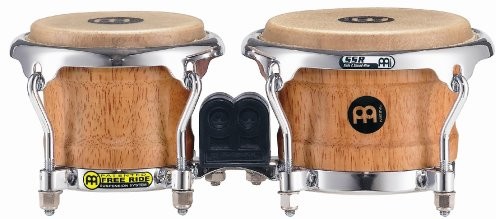 Meinl Percussion meinl Percussion fwb100snt M Mini Wood bongo zestaw, Free Ride Series, średnica 8,89 cm (3,5 cala) Macho/hembra, Super Natural 10,80 cm (4,25 cala) FWB100SNTM