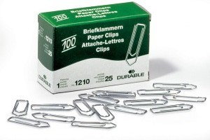 DURABLE Spinacze orkągłe 32 mm, cynkowane, 100 szt.
