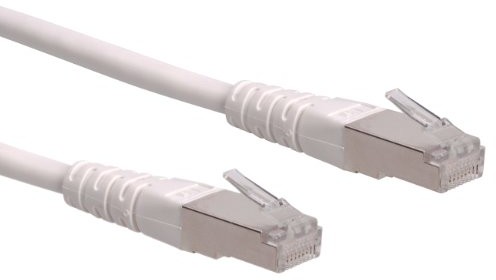 Rotronic ROLINE S/FTP-(PiMF-) Patch Cable Kat.6, biały, biały 21.15.1376
