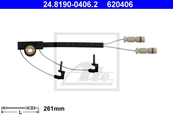 ATE CZUJNIK KLOCKÓW HAM  24.8190-0406.2 MERCEDES W463 G 350CDI 11-