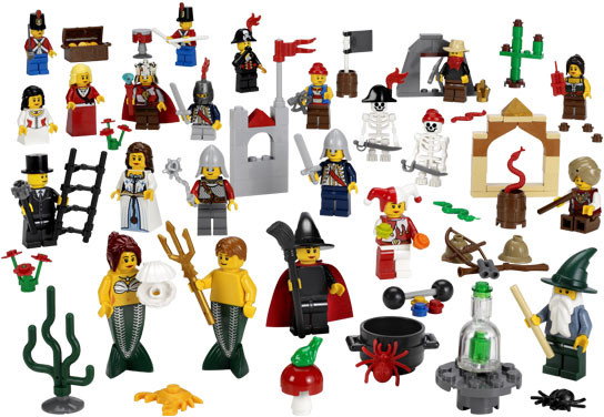 LEGO System FIGURKI BAJKOWE I HISTORYCZNE 9349