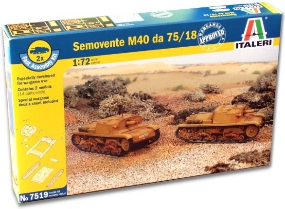 Italeri Semovente M40 Da 7518