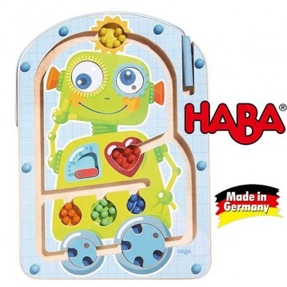 Haba Drewniana Gra Magnetyczny labirynt Robot Ron 301474