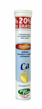 VITA FIZZ WAPŃ VITA FIZZ SUPLEMENT DIETY TABLETKI MUSUJĄCE O SMAKU CYTRYNOWYM 24 TABLETKI zakupy dla domu i biura 82677162