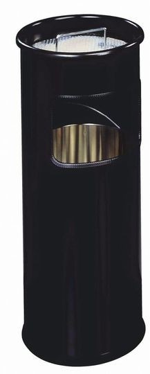 Durable Kosz na śmieci, metalowy, okrągły z popielnicą - OM3109 NB-4216