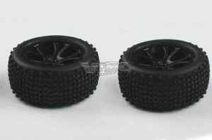 VRX Racing Rear Buggy Tyre Set 2sets - 10303 VRX/10303