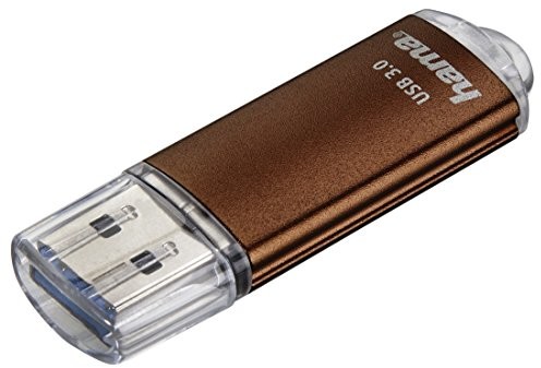 Hama USB-Stick FlashPen Laeta (USB 3.0, 16 GB, 40 MB/s) Brązowy, brązowy 256 GB 00124157