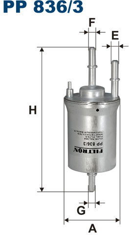 Filtron Filtr Paliwa PP836/3