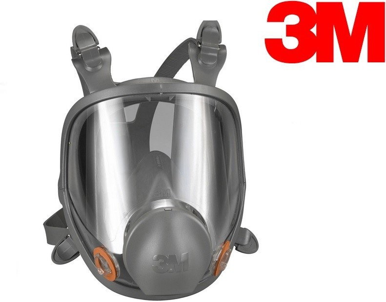3M 6000 Pełna maska oddechowa Wielokrotnego użytku 6900 Rozmiar Duzy L