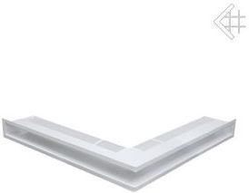 Kratki.pl Kratka kominkowa luft narożna biała 560x560x90