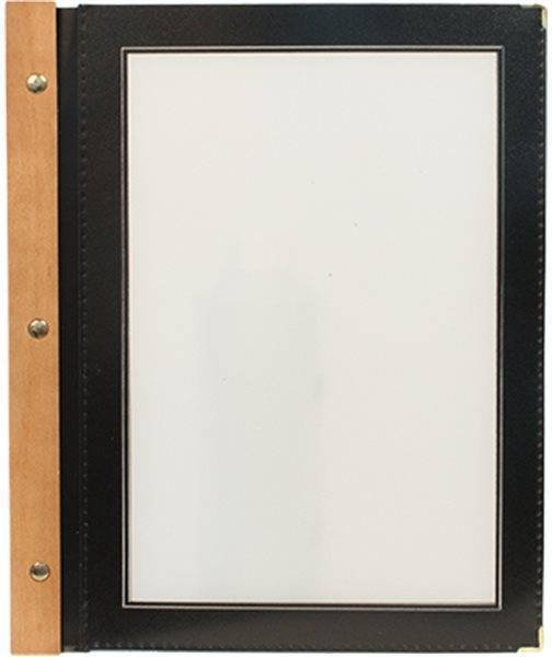 Securit Karta Dań Czarna Wood | A4 MC-WRA4-BL