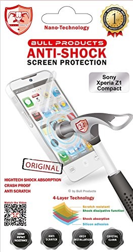 Sony Bull-Products Anti-Shock folia ochronna na wyświetlacz/odporne na uderzenia, zabezpieczenie wyświetlacza/, Xperia Z1 Compact
