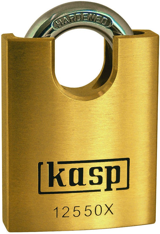 Kasp Kłódka K12540XD z zamkiem kluczykowym 40 mm Złoto-żółty