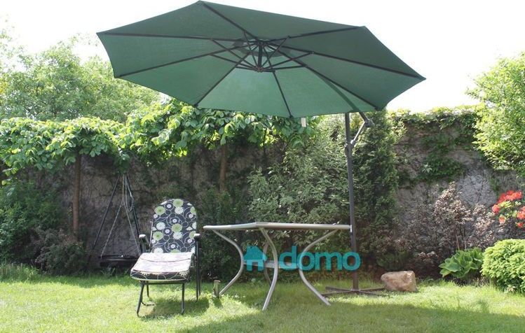 Patio Parasol ogrodowy boczny zielony 48117