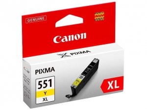 Canon oryginalny ink blistr, CLI551Y XL, yellow, 11ml, 6446B004, high capacity, PIXMA iP7250, MG5450, MG6350 6446B004