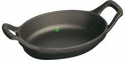 Staub Małe Naczynie do pieczenia Mięsa Owalne 15cm Czarne 40509-546-0