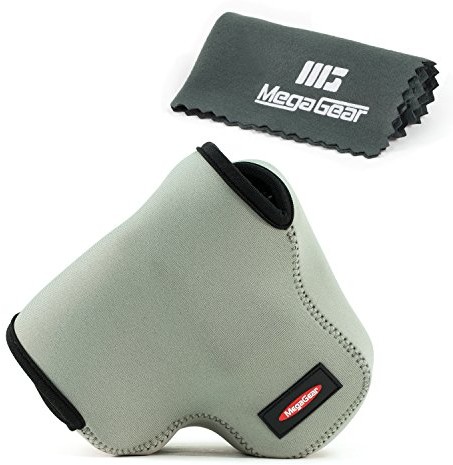 MegaGear megagear Ultra lekka marterial do Olympus EM1 torba na aparat z neoprenu z 12  40 MM, szary MG057