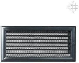 Kratki.pl Kratka kominkowa malowana OSKAR czarna 17x37 z żaluzją 6674-898A9_2013