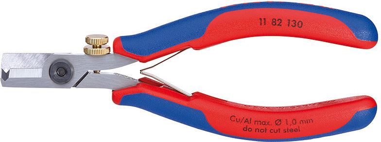 Knipex szczypce DO ŚCIĄGANIA IZOLACJI NASTAWNE DLA ELEKTRONIKÓW130MM 11 82 130