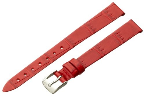 Morelatto Lederarmband für Unisexuhr THIN Red 12 mm A01D2860656083CR12